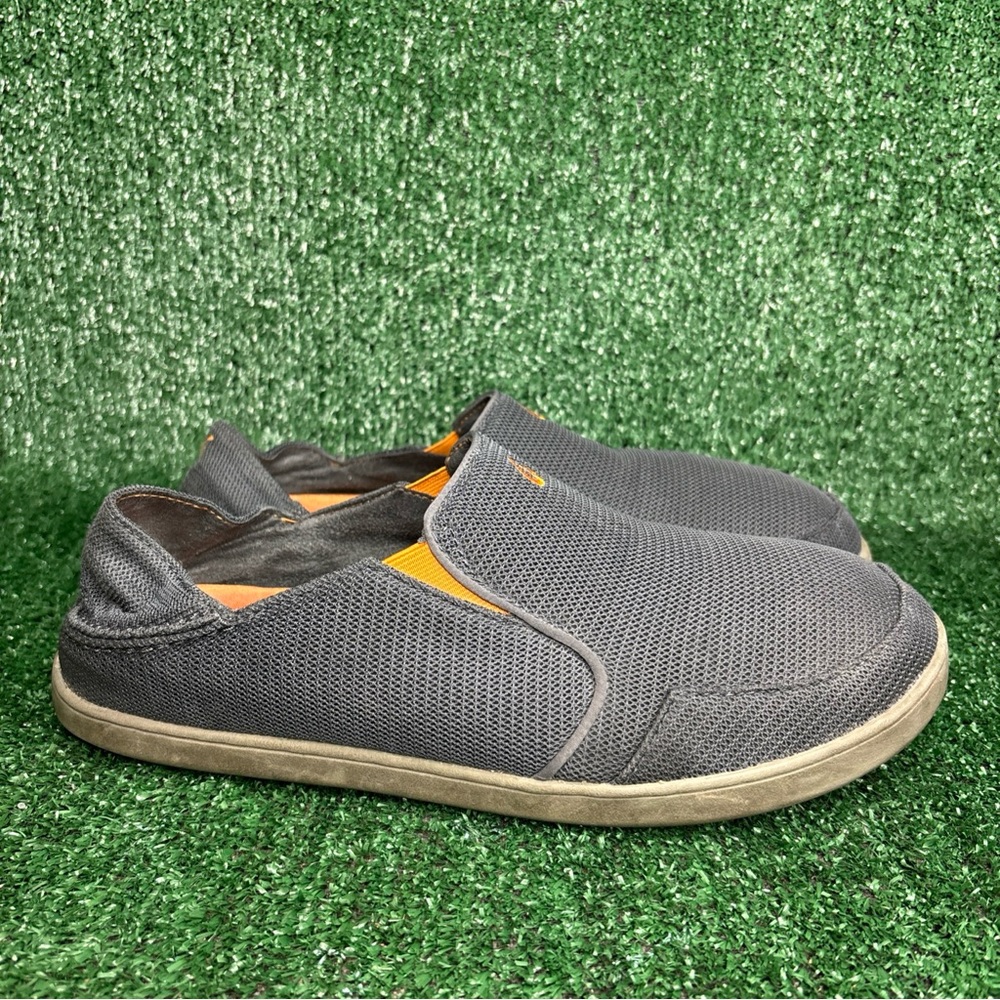 Olukai Men’s Nohea‎ Mesh Slip On Sneakers Gray Loafers Men’s 12